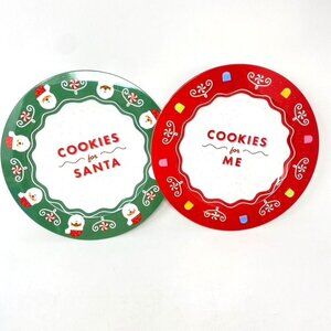 Target 10" Melamine 2 Novelty Dinner Plates Pillowfort™ Cookies For Santa/ Me